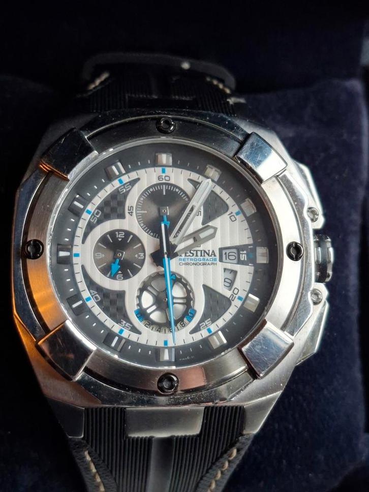 Festina Herenhorloge, Sieraden, Tassen en Uiterlijk, Horloges | Heren, Zo goed als nieuw, Polshorloge, Overige merken, Staal, Kunststof