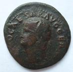 Romeinen: zware munt van Nero. 54-68 AD - Friese Bodemvondst, Verzenden, Overige landen, Losse munt