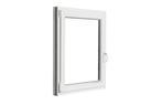 Kunststof Kozijn Draaikiep  B90 H110cm Wit, Niet ingevuld, Kunststof, Raamkozijn, Niet ingevuld
