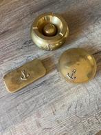 Koperen bakjes + asbak met anker, Antiek en Kunst, Ophalen of Verzenden