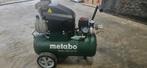 Metabo compressor, Doe-het-zelf en Verbouw, Compressors, Ophalen, 6 tot 10 bar, Zo goed als nieuw, Minder dan 200 liter/min