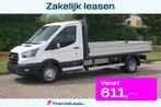 Ford Transit 350L Open laadbak 170PK Dubbellucht L3 Airco, C, Auto's, Gebruikt, 4 cilinders, Wit, 14 km/l