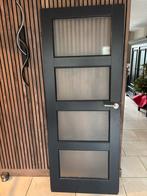 Massieve Opdekdeur Rechtsdraaiend 78x201.5cm, Doe-het-zelf en Verbouw, Deuren en Horren, Ophalen, Gebruikt, Minder dan 80 cm, Binnendeur