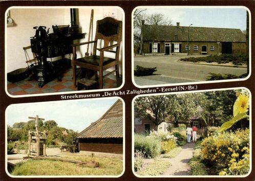 Streekmuseum De Acht Zaligheden, Eersel [N.-Br.] - 4 afb - o, Verzamelen, Ansichtkaarten | Nederland, Ongelopen, Gelderland, 1940 tot 1960
