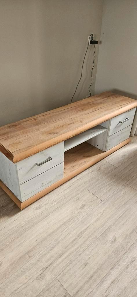 Houten TV Meubel / Kast, Huis en Inrichting, Kasten | Televisiemeubels, Gebruikt, Minder dan 100 cm, 150 tot 200 cm, 25 tot 50 cm