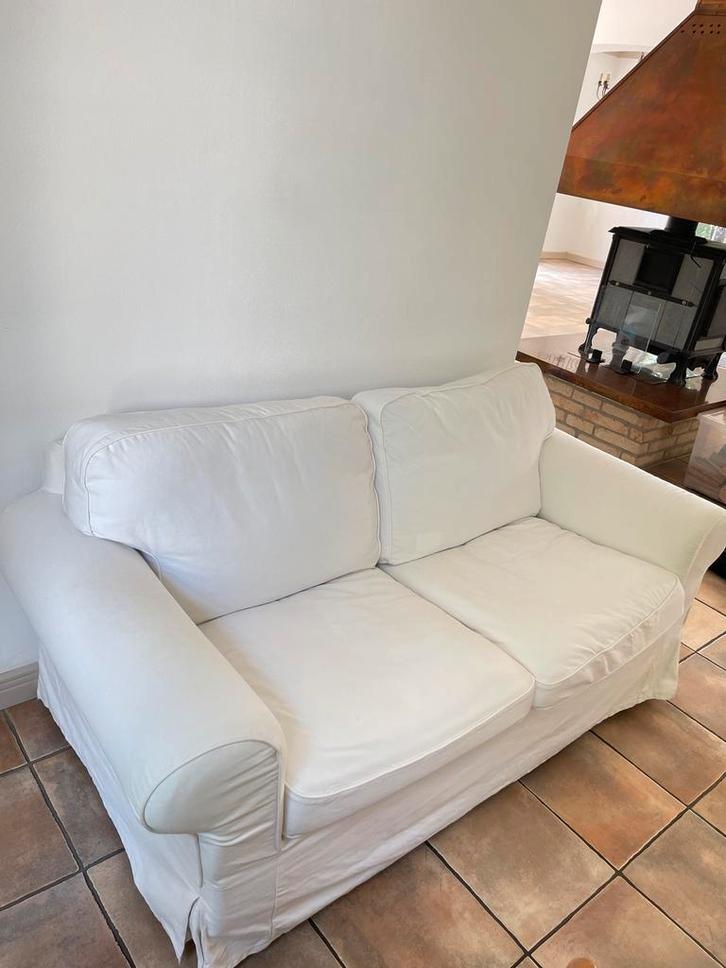 Twee-zits bank Ektorp Ikea, Huis en Inrichting, Banken | Sofa's en Chaises Longues, Zo goed als nieuw, Tweepersoons, 200 tot 250 cm