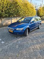 Volvo V50 2.0 D 2005 Blauw, Auto's, 136 pk, Zwart, 4 cilinders, Blauw