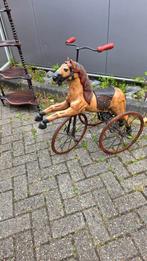 Houten paarden driewieler, Antiek en Kunst, Antiek | Speelgoed, Ophalen