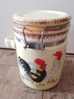 Oude weckpot van aardewerk kippen, Antiek en Kunst, Ophalen of Verzenden