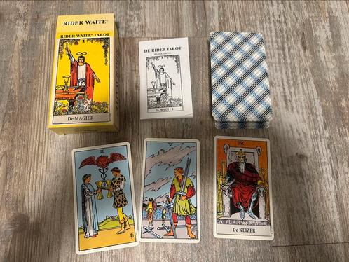 Oud Rider Waite tarot deck., Boeken, Esoterie en Spiritualiteit, Zo goed als nieuw, Overige typen, Tarot of Kaarten leggen, Verzenden