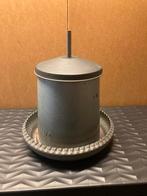 Voersilo staal, Dieren en Toebehoren, Pluimvee | Toebehoren, Ophalen of Verzenden, Zo goed als nieuw, Drinken en Voederen