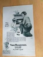 VAN HOUTEN 'S CACAO - Advertentie uit Tijdschrift 1933, Verzenden, Gebruikt