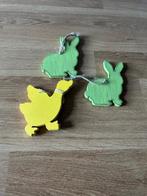 PASEN 13 3 houten PAAS hangers, Ophalen of Verzenden, Gebruikt