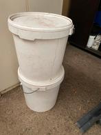 30 liter emmers met deksel, Ophalen of Verzenden, Zo goed als nieuw, Kunststof, Met deksel