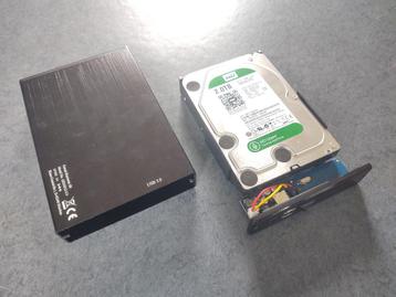 Externe HD 2TB nieuwe Western Digital Green beschikbaar voor biedingen