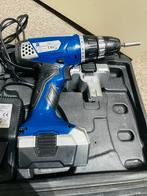 Lux Boormachine 18v met Accu & Oplader, Doe-het-zelf en Verbouw, Gereedschap | Boormachines, Ophalen, Gebruikt, Variabele snelheid