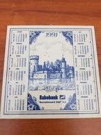 Delfts blauwe kalender tegel 1991, Ophalen of Verzenden