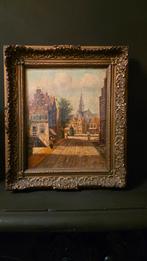 Antiek schilderijtje., Ophalen of Verzenden