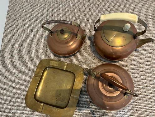 Vintage Koperen Ketels & Messing Asbak, Antiek en Kunst, Antiek | Koper en Brons, Koper, Ophalen