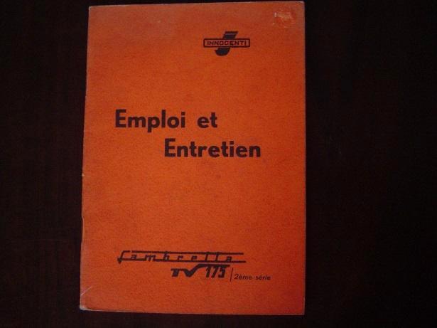 Lambretta TV175 1959 emploi et entretien scooter TV 175, Motoren, Handleidingen en Instructieboekjes, Overige merken, Verzenden