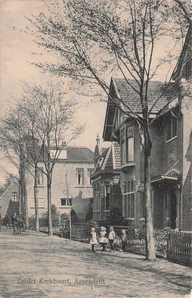 JL906 Assendelft Zuider Kerkbuurt 1931, Verzamelen, Ansichtkaarten | Nederland, Gelopen, Noord-Holland, 1920 tot 1940, Verzenden
