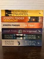 6x Joseph Finder voor €15,- oa De fixer, Joseph Finder, Ophalen of Verzenden, Zo goed als nieuw, Nederland