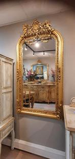 Prachtige Franse  spiegel met engelen, Ophalen of Verzenden