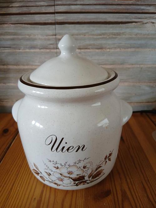 leuke uien-BEWAARPOT , Frans type,gaaf aardewerk, Huis en Inrichting, Keuken | Servies, Zo goed als nieuw, Overige typen, Overige stijlen