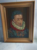Schilderij,  Willem van oranje,  Geborduurd,  60er jaren,, Ophalen of Verzenden