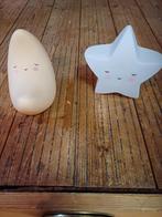 2x Nachtlampje op Batterijen - Ster & maan, Ophalen of Verzenden, Zo goed als nieuw, Lamp