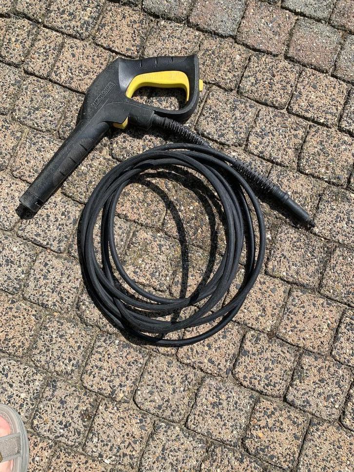 Hogedrukslang en spuitpistool voor KÄRCHER Hogedrukreiniger, Tuin en Terras, Hogedrukreinigers, Gebruikt, Elektrisch, Met autostop en -start