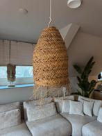 Boho handgemaakte zeegras hanglamp Bali Ibiza style lamp, Ophalen of Verzenden, Zo goed als nieuw