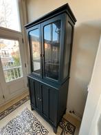 IKEA Vintrinekast donkerblauw, Ophalen, 50 tot 100 cm, Zo goed als nieuw, 150 tot 200 cm