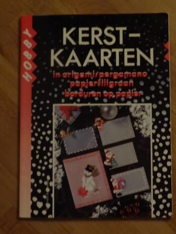 Kerstkaarten in origami/ pergamano papierfiligraan borduren beschikbaar voor biedingen