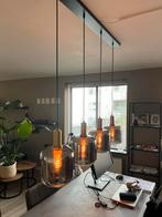 Industriele hanglamp set van 4 + 1 losse hanglamp, Huis en Inrichting, Lampen | Hanglampen, Ophalen, 50 tot 75 cm, Industrieel