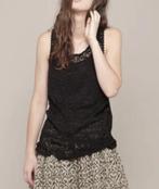 Isabel Marant Etoile zwarte stretch lace top Fr mt 38 Nl 36, Ophalen, Zwart, Zo goed als nieuw, Isabel Marant Etoile
