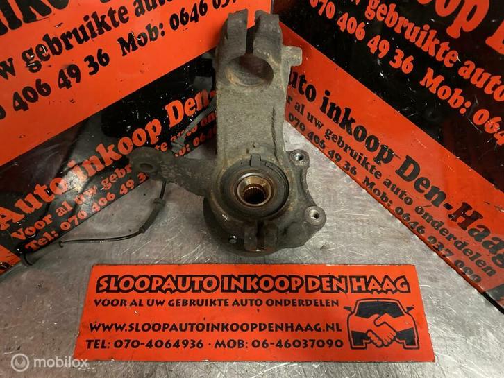 Peugeot 207 208 308 Citroen ('06-'12) Fusee Links + ABS, Auto-onderdelen, Ophanging en Onderstel, Gebruikt, Ophalen of Verzenden