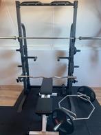 Complete home gym (fitness kracht station), Ophalen, Zo goed als nieuw, Armen, Halterset