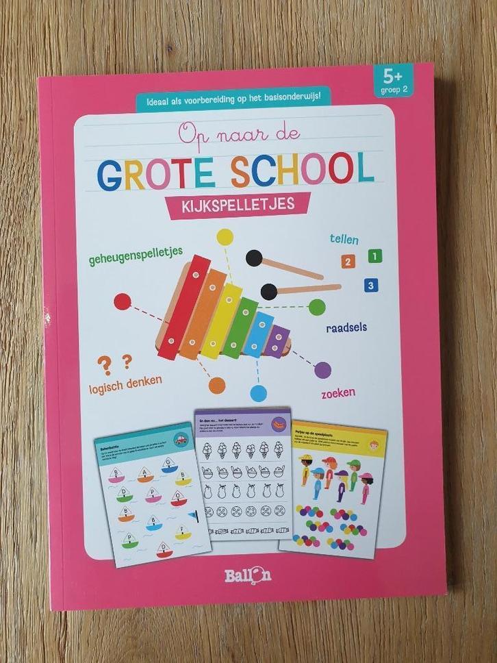 Oefenschrift op naar de grote school, spelend leren, Kinderen en Baby's, Speelgoed | Educatief en Creatief, Nieuw, Puzzelen, Taal en Lezen