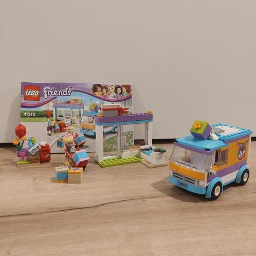 Lego Friends 41310 Heartlake pakketjesdienst, Kinderen en Baby's, Speelgoed | Duplo en Lego, Zo goed als nieuw, Lego, Complete set