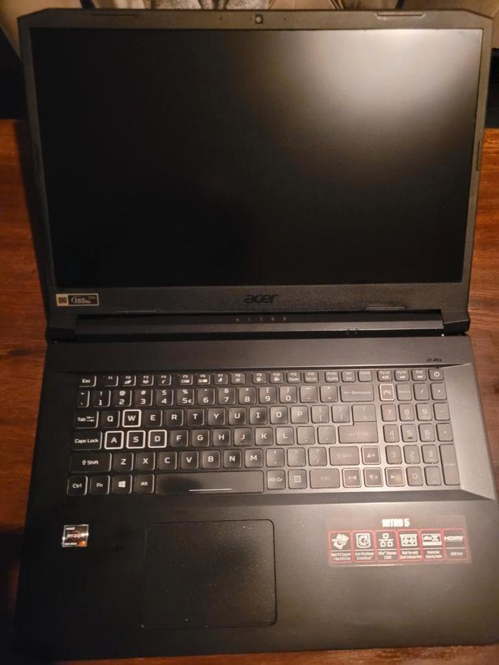 Acer Nitro 5 AN517-41-R6W2 –Ryzen 7 / RTX 3070 / 32GB–defect, Computers en Software, Windows Laptops, Niet werkend, 17 inch of meer