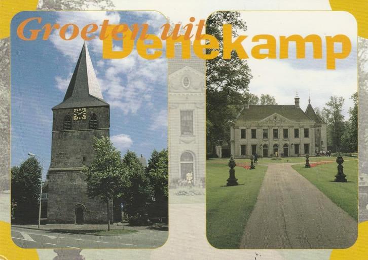 DENEKAMP Kerk Kasteel, Verzamelen, Ansichtkaarten | Nederland, Ongelopen, Overijssel, 1980 tot heden, Verzenden