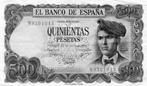Bankbiljet:  SPANJE  -  500 pesetas  (1971), Postzegels en Munten, Bankbiljetten | Europa | Niet-Eurobiljetten, Verzenden, Overige landen