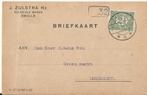 ZWOLLE 1914 J. ZIJLSTRA Hz Koloniale Waren bestelt sponsen, Verzenden, Voor 1920, Gelopen, Overijssel