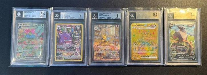 Pokemon Beckett slabs, Hobby en Vrije tijd, Verzamelkaartspellen | Pokémon, Zo goed als nieuw, Meerdere kaarten, Ophalen of Verzenden