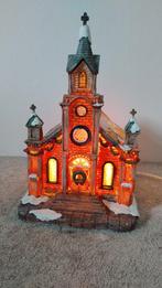 Kerstdorp Kerk met Verlichting, Ophalen of Verzenden