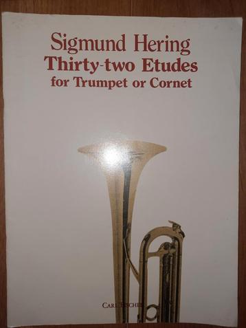 Sigmund Hering:thirty-two (32) Etudes for Trumpet or Cornet beschikbaar voor biedingen