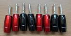 Audioquest banana pluggen 500 series silver 8 stuks, Ophalen of Verzenden, Gebruikt, Minder dan 2 meter, Luidsprekerkabel