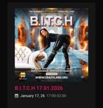 1 ticket voor crazyland B.I.T.C.H op 17.01., Tickets en Kaartjes, Eén persoon