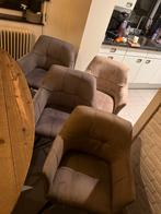 4 Moderne Eetkamerstoelen - Zo Goed Als Nieuw, Bruin, Ophalen of Verzenden, Zo goed als nieuw, Vier